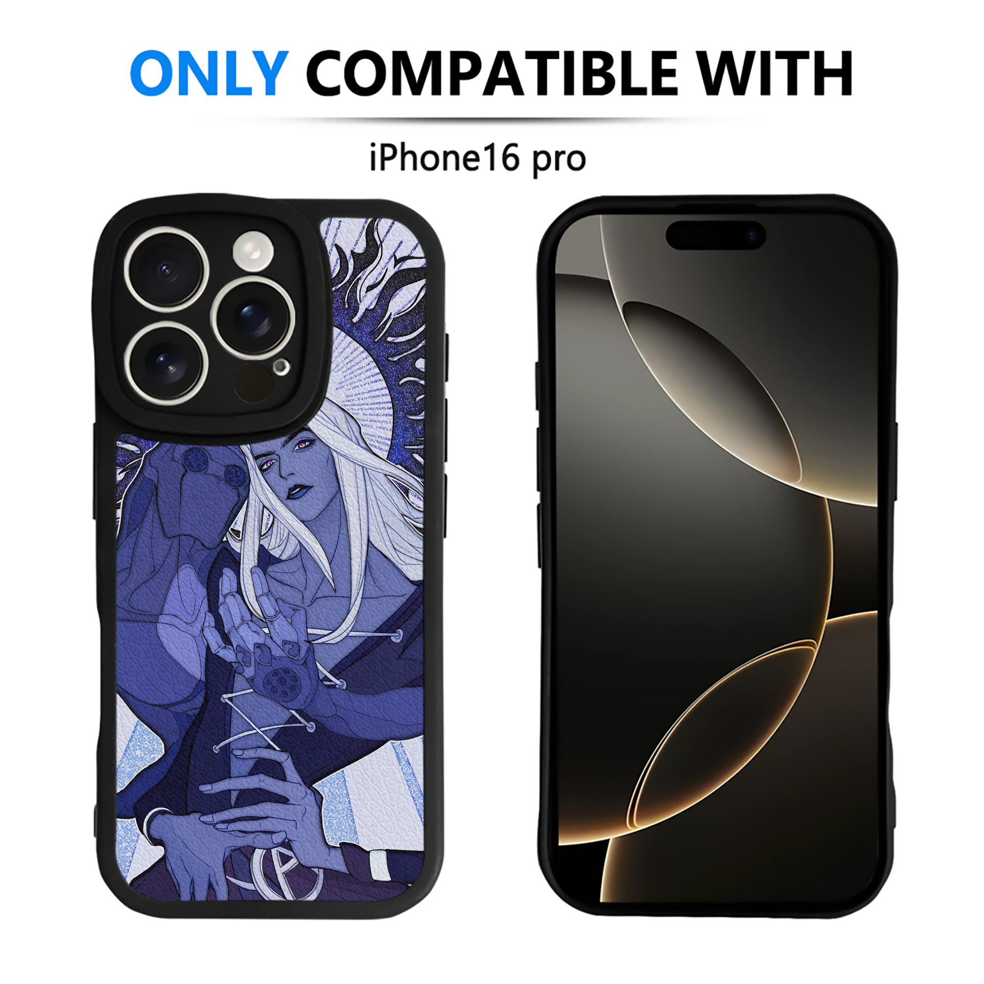 （画像用） ジョジョの奇妙な冒険 JoJo's Bizarre Adventure 【iPhone 16シリーズ対応】シリコンスマホケース（レザー調） 材質：シリコン